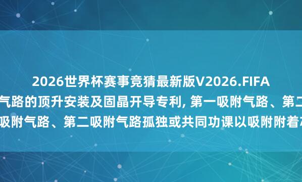 2026世界杯赛事竞猜最新版V2026.FIFA 触点智能肯求具有双吸附气路的顶升安装及固晶开导专利， 第一吸附气路、第二吸附气路孤独或共同功课以吸附附着芯片的底膜